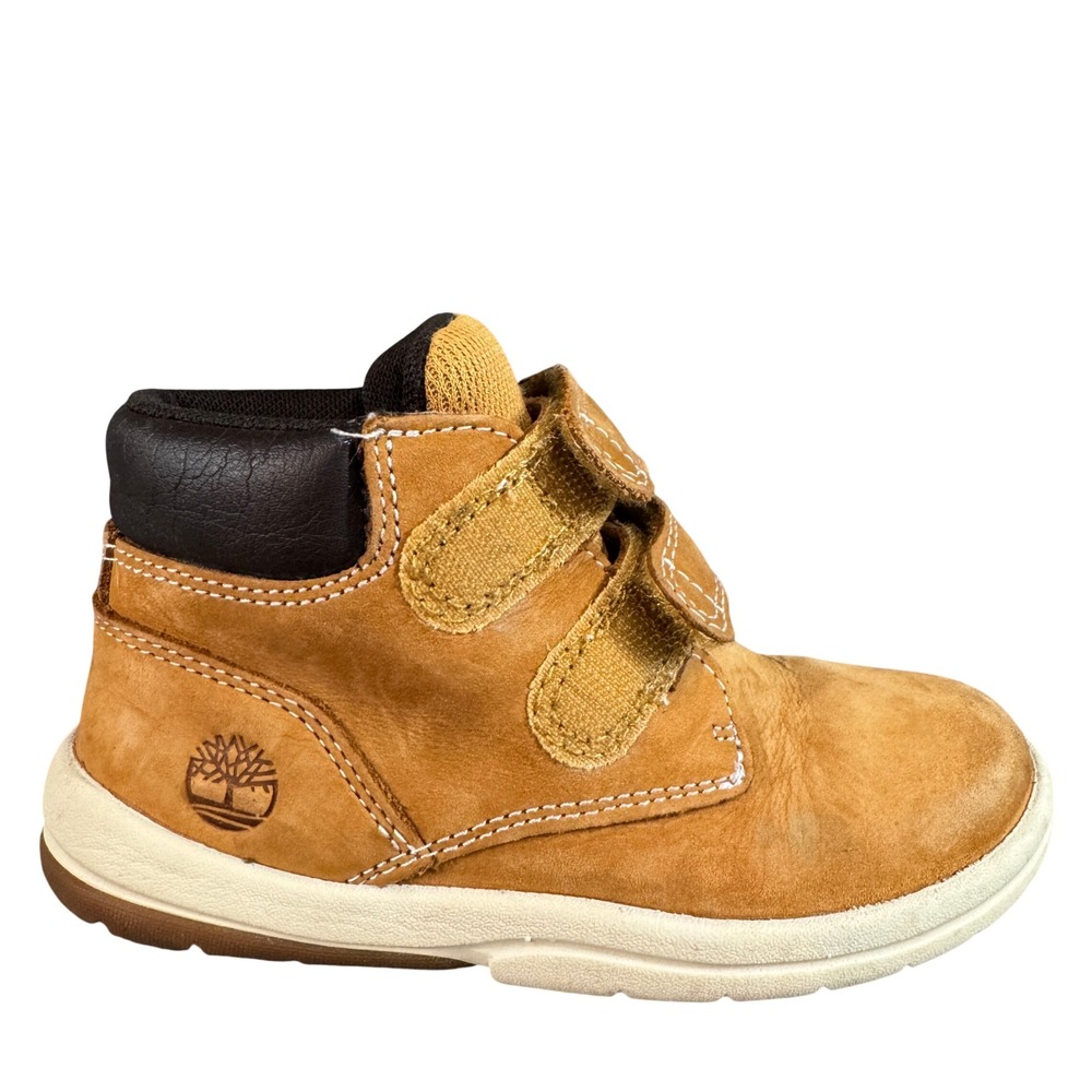 Timberland Toddler Davis Square Chukka Boots Wheat Nubuck Leather A5149 Size 9.5
